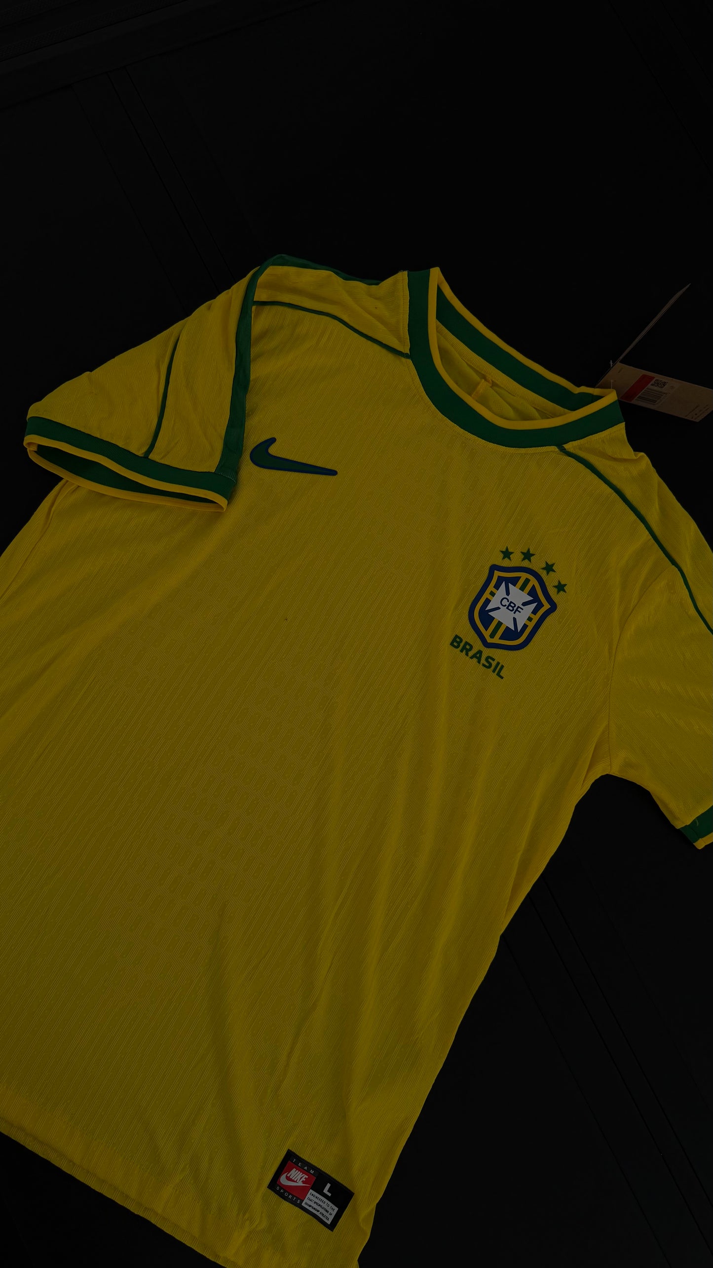 Nike Brazil 1998 Home Kit – Classic Ronaldo Era Shirt