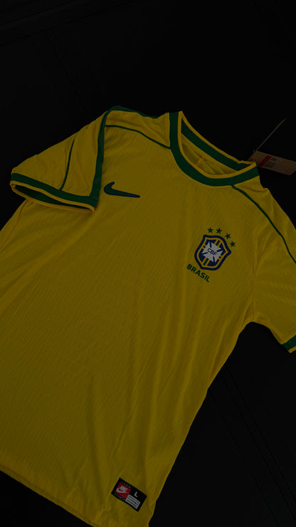 Nike Brazil 1998 Home Kit – Classic Ronaldo Era Shirt