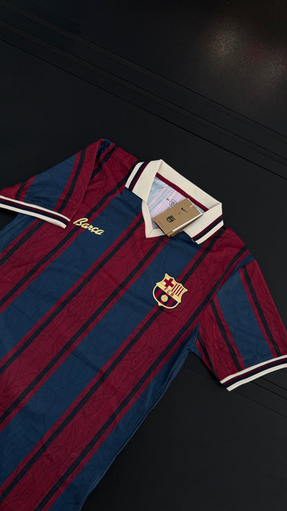 Barcelona 125th Anniversary Oversized Polo Shirt New Retro Design