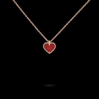 Elegant Red Heart Pendant Necklace – Premium Quality & Timeless Shinelegant Red Heart Pendant Necklace – Premium Quality & Timeless Shine